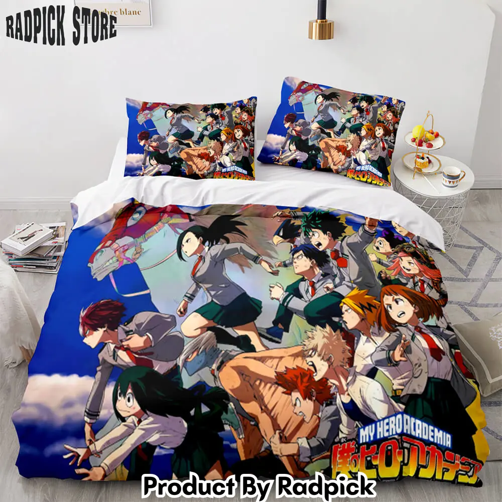My hero academia bedding set cosplay duvet covers bed sheets sets  rp0419198